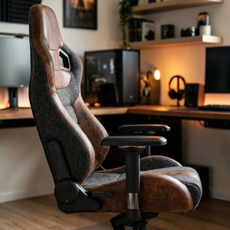 ゲーミングチェア クローズアップ